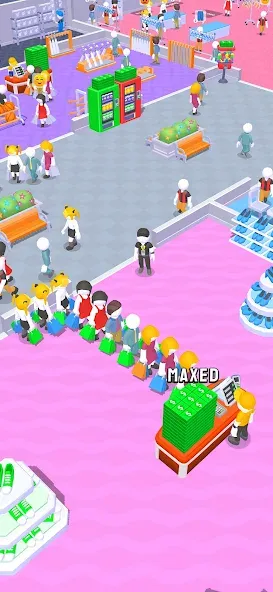 Скачать взломанную My Mini Mall: Mart Tycoon Game  [МОД Много монет] — стабильная версия apk на Андроид screen 1