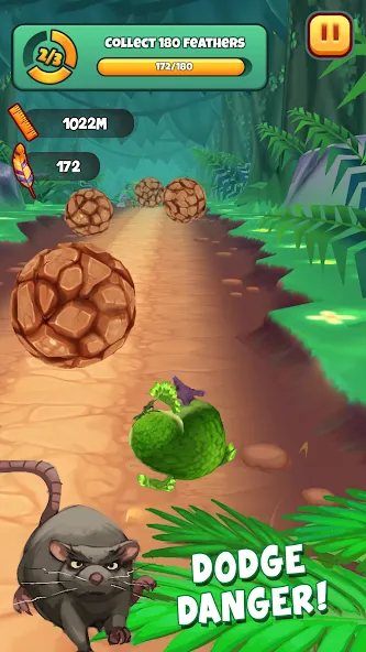 Скачать взломанную Kakapo Run: Animal Rescue Game (Какапо Ран)  [МОД Бесконечные монеты] — полная версия apk на Андроид screen 4