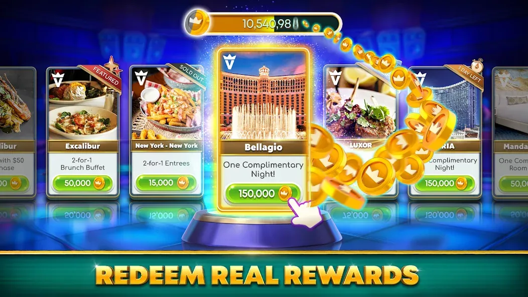 Скачать взломанную myVEGAS Slots: Casino Slots (майВЕГАС Слотс)  [МОД Mega Pack] — последняя версия apk на Андроид screen 2