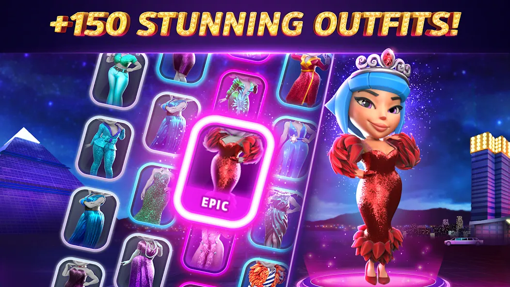 Взломанная POP! Slots™ Vegas Casino Games  [МОД Mega Pack] — последняя версия apk на Андроид screen 5