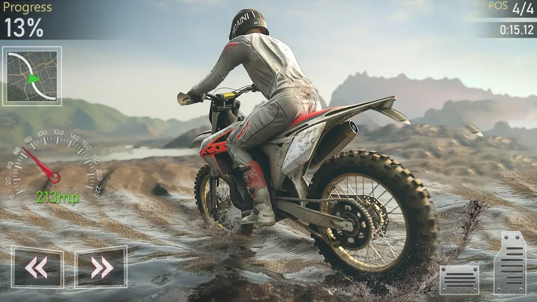Скачать взломанную Motocross MX Dirt Bike Games  [МОД Unlimited Money] — последняя версия apk на Андроид screen 3