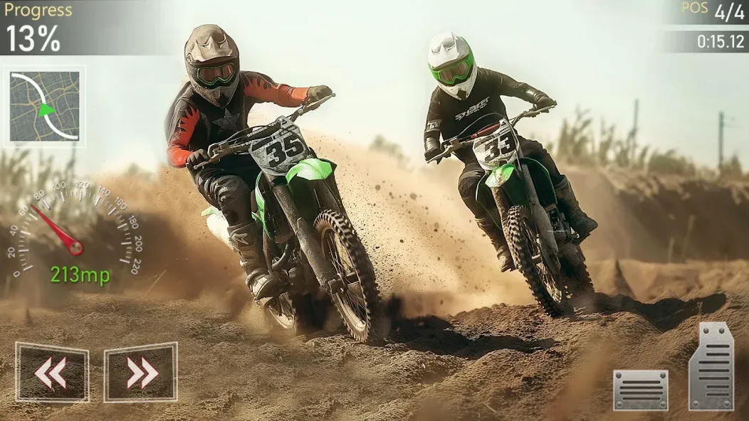 Скачать взломанную Motocross MX Dirt Bike Games  [МОД Unlimited Money] — последняя версия apk на Андроид screen 4