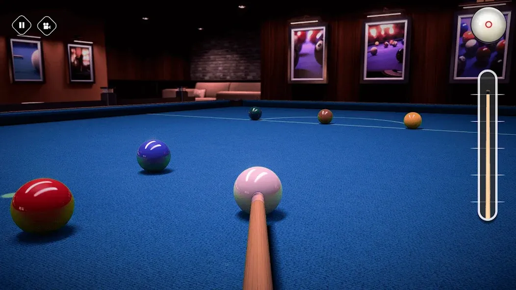 Взлом Billiards 8 Ball Pool Offline  [МОД Mega Pack] — полная версия apk на Андроид screen 3