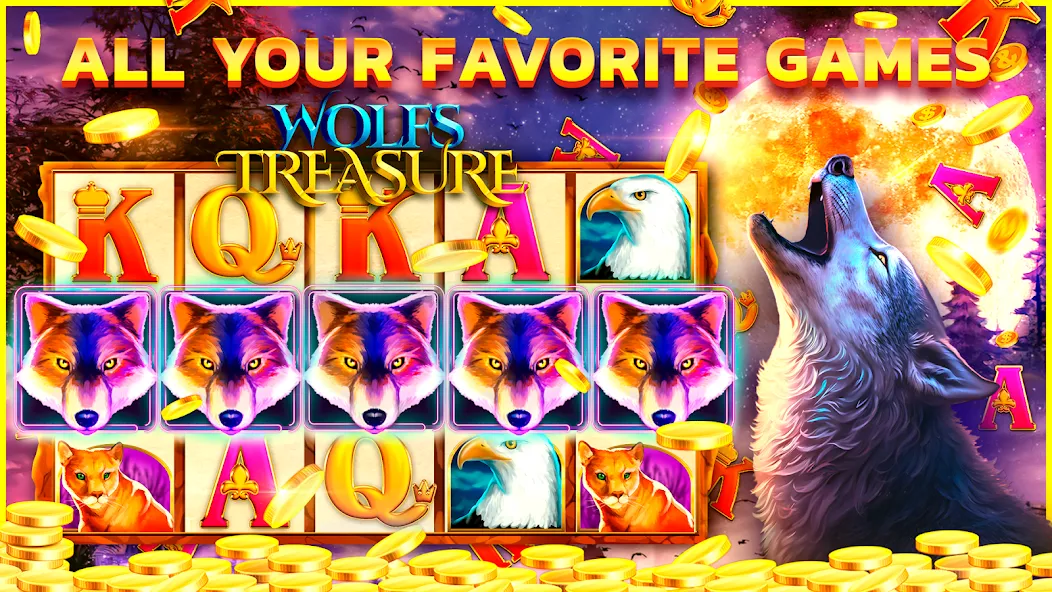 Взлом Legandary slots Casino Games  [МОД Бесконечные деньги] — полная версия apk на Андроид screen 1