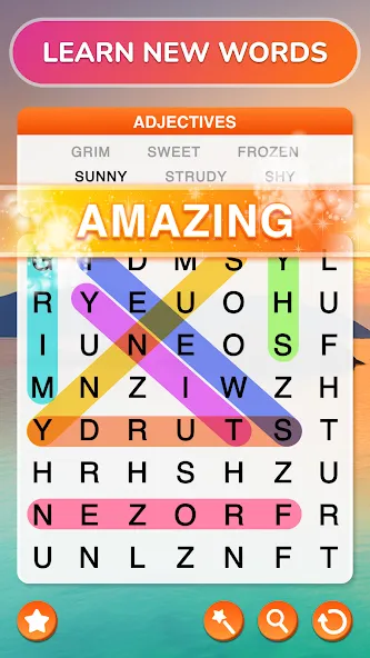 Взлом Word Search — Word Puzzle Game  [МОД Много денег] — последняя версия apk на Андроид screen 3