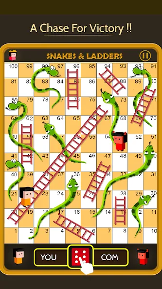 Взломанная Snakes & Ladders: Online Dice!  [МОД Бесконечные деньги] — полная версия apk на Андроид screen 2