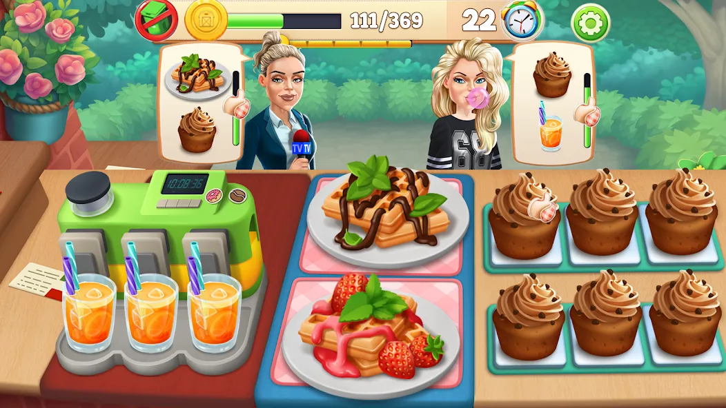 Взломанная Cooking Market-Restaurant Game  [МОД Все открыто] — полная версия apk на Андроид screen 4