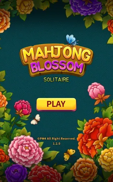 Взлом Mahjong Blossom Solitaire  [МОД Меню] — стабильная версия apk на Андроид screen 1