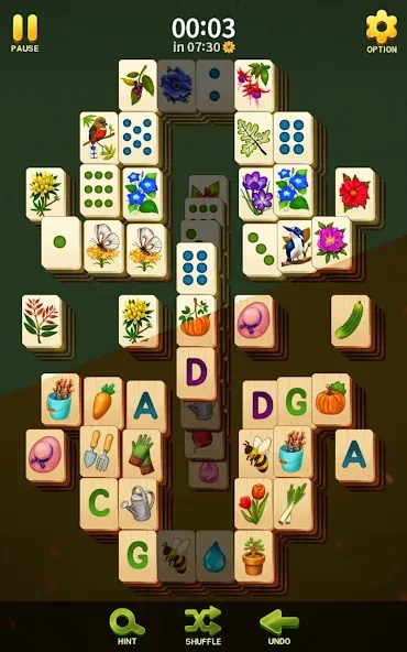 Взлом Mahjong Blossom Solitaire  [МОД Меню] — стабильная версия apk на Андроид screen 2