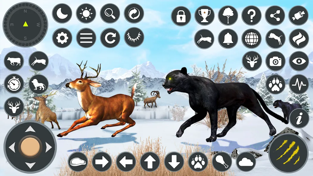 Взломанная Wild Black Panther Games  [МОД Меню] — стабильная версия apk на Андроид screen 1