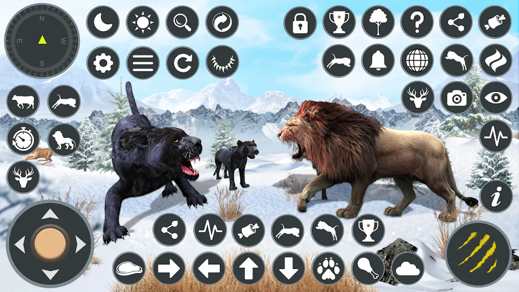 Взломанная Wild Black Panther Games  [МОД Меню] — стабильная версия apk на Андроид screen 2