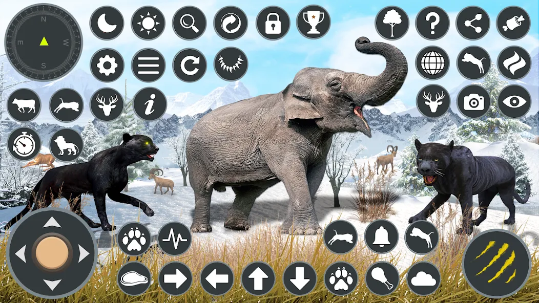 Взломанная Wild Black Panther Games  [МОД Меню] — стабильная версия apk на Андроид screen 3