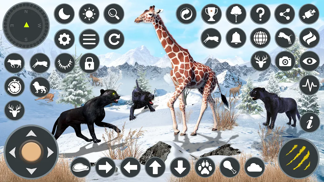 Взломанная Wild Black Panther Games  [МОД Меню] — стабильная версия apk на Андроид screen 4