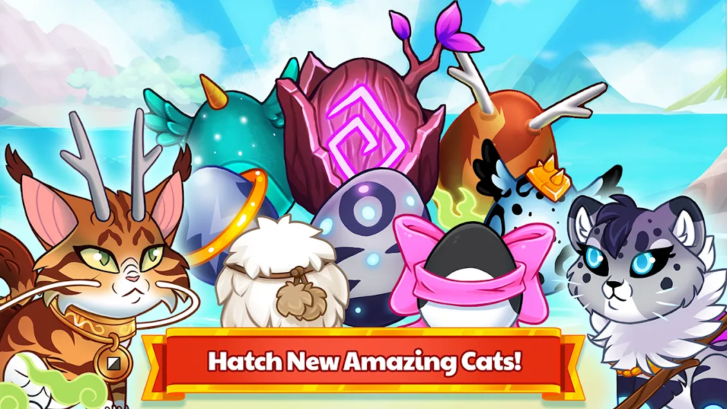 Взлом Castle Cats — Idle Hero RPG (Кэстл Кэтс)  [МОД Много монет] — полная версия apk на Андроид screen 2