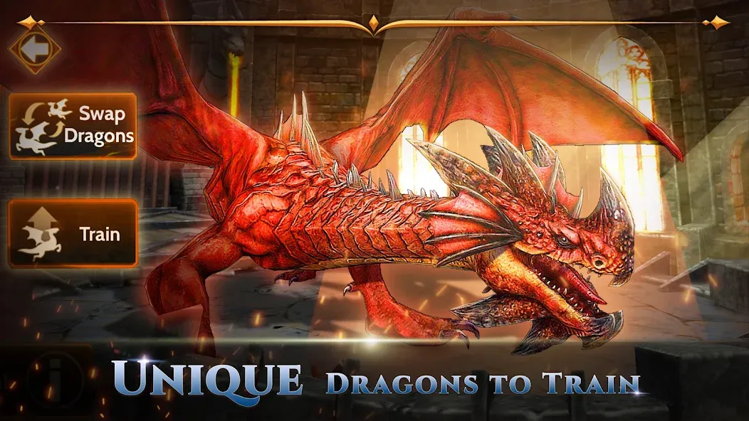 Скачать взломанную War Dragons (Вар Драгонс)  [МОД Все открыто] — последняя версия apk на Андроид screen 3