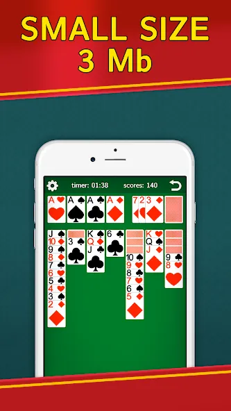 Скачать взлом Classic Solitaire Klondike  [МОД Все открыто] — стабильная версия apk на Андроид screen 2