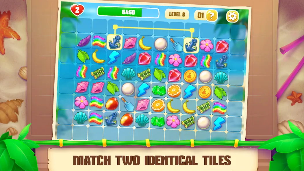 Взломанная Onet Paradise: connect 2 tiles (Онет Парадайз)  [МОД Много денег] — полная версия apk на Андроид screen 2