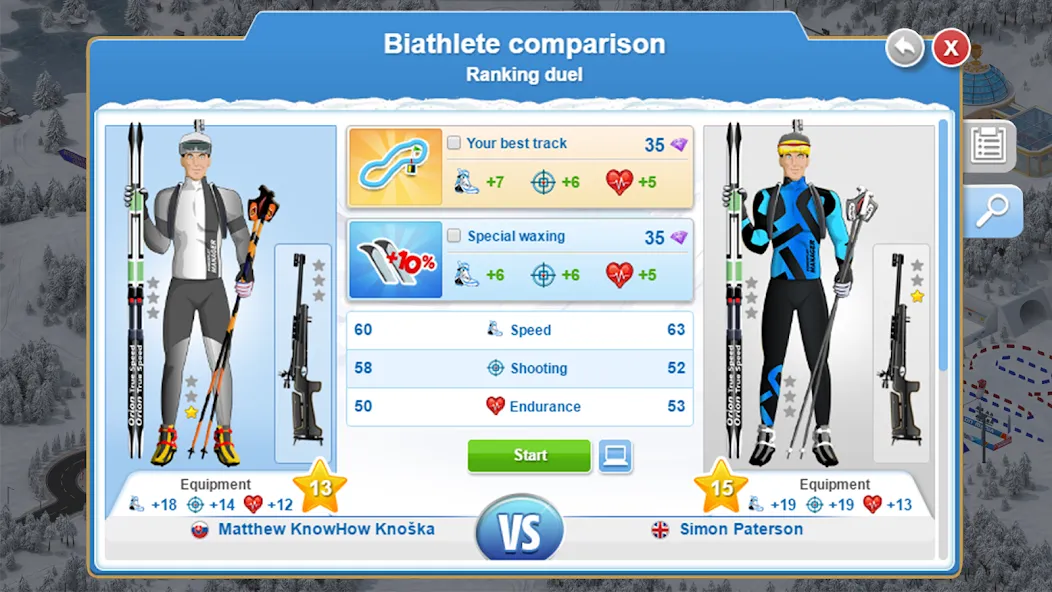 Взломанная Biathlon Mania (Биатлон Мания)  [МОД Menu] — стабильная версия apk на Андроид screen 5