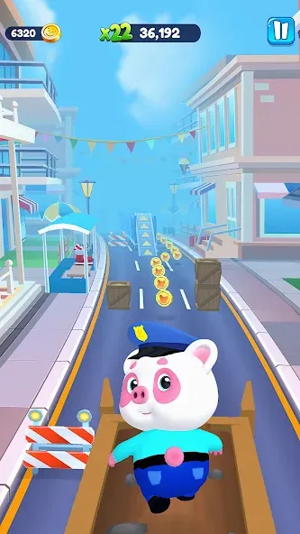 Скачать взломанную Piggy Panda Run: Fun Game  [МОД Меню] — последняя версия apk на Андроид screen 4