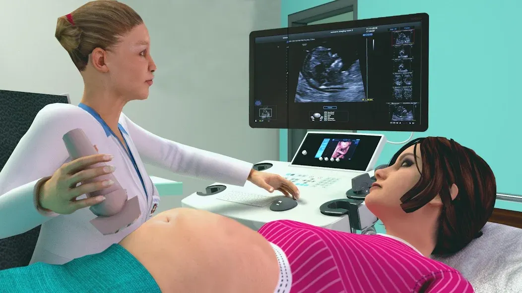 Взлом Pregnant Mother Simulator Game (Симулятор беременной мамы)  [МОД Меню] — стабильная версия apk на Андроид screen 1