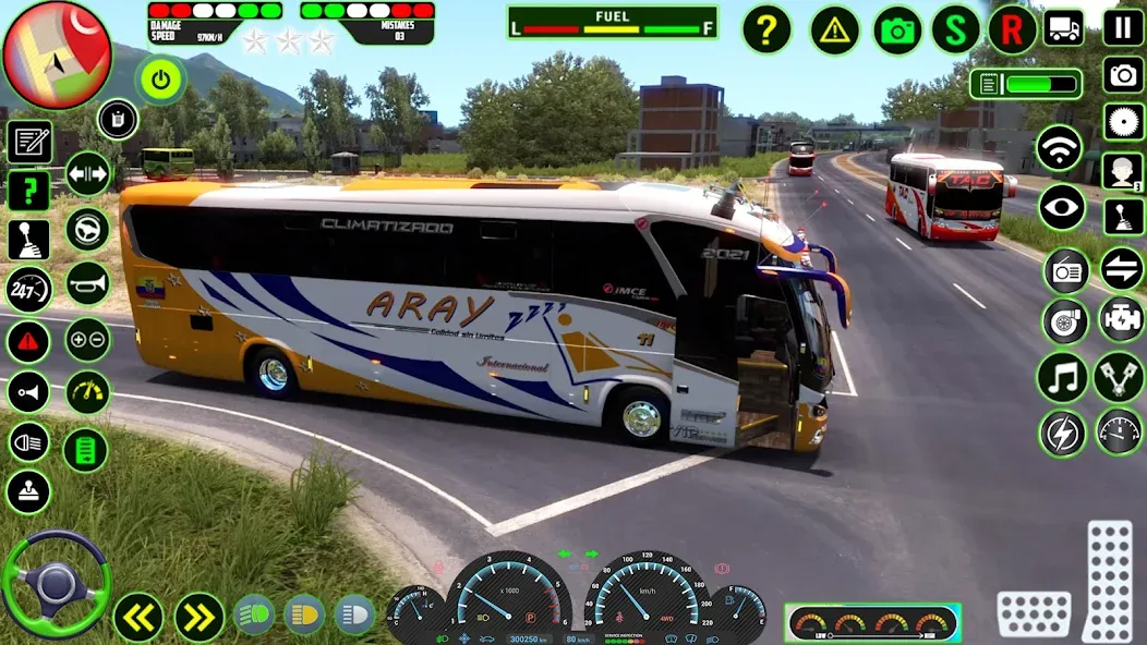 Взломанная Euro Coach Bus Simulator 3D (Паблик Коуч Бас Драйвинг 3Д)  [МОД Много монет] — последняя версия apk на Андроид screen 4