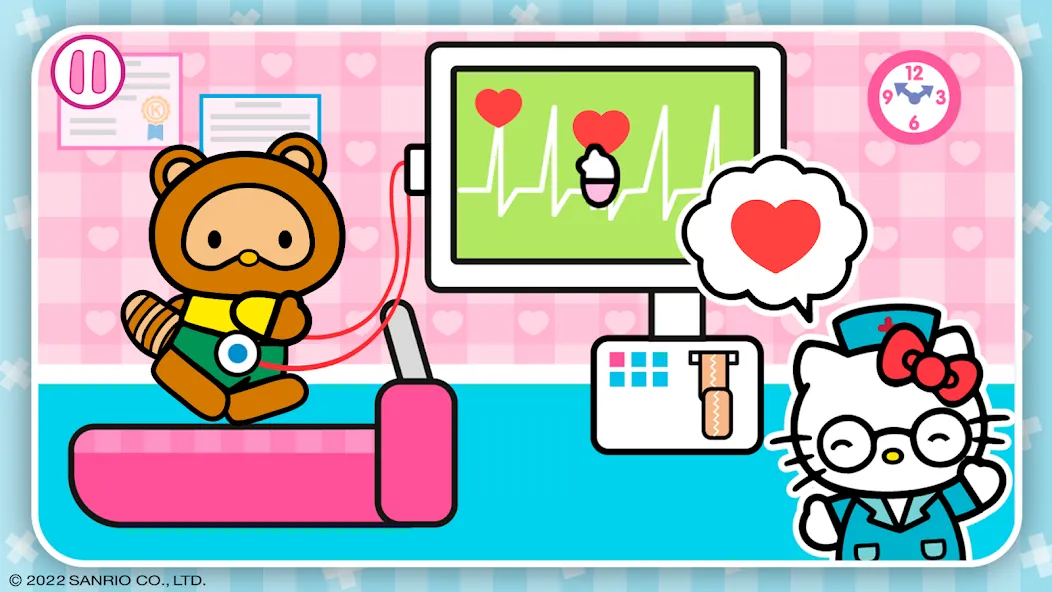 Скачать взлом Hello Kitty: Kids Hospital (Хелло Китти)  [МОД Много монет] — полная версия apk на Андроид screen 5