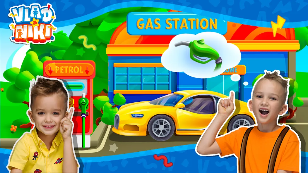 Взлом Vlad and Niki: Car Service  [МОД Бесконечные монеты] — полная версия apk на Андроид screen 3