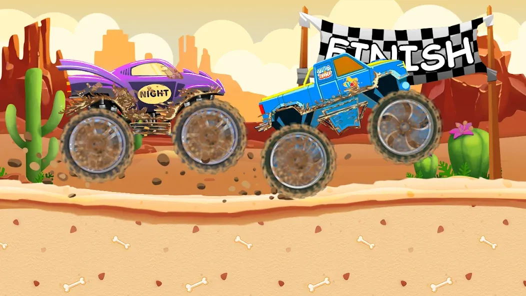 Скачать взломанную Monster Truck Vlad & Niki  [МОД Меню] — стабильная версия apk на Андроид screen 2