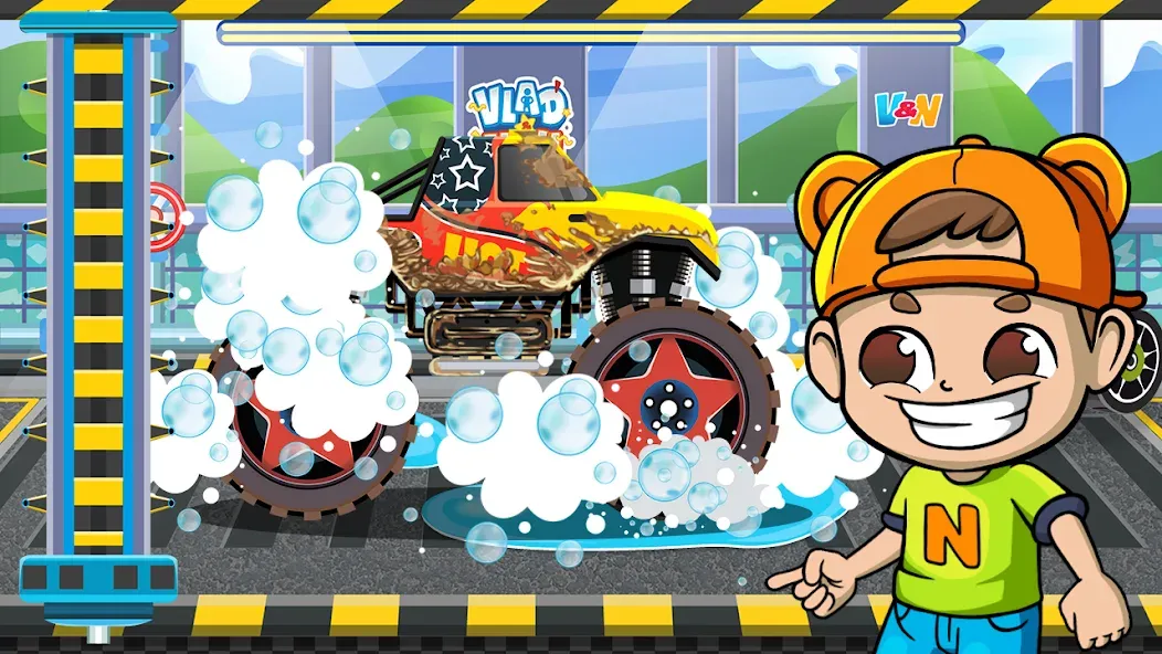 Скачать взломанную Monster Truck Vlad & Niki  [МОД Меню] — стабильная версия apk на Андроид screen 3