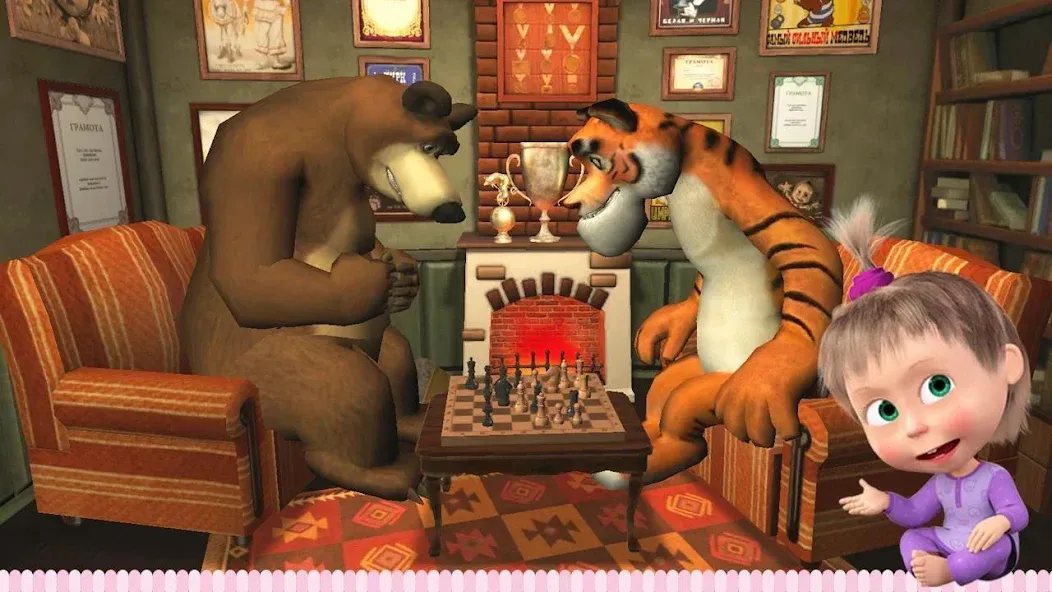 Скачать взлом Masha and the Bear: Good Night  [МОД Меню] — стабильная версия apk на Андроид screen 5