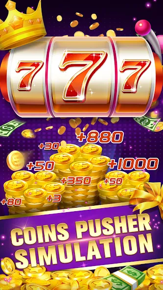 Взломанная Daily Pusher Slots 777 (Дейли Пушер Слотс 777)  [МОД Много монет] — стабильная версия apk на Андроид screen 2