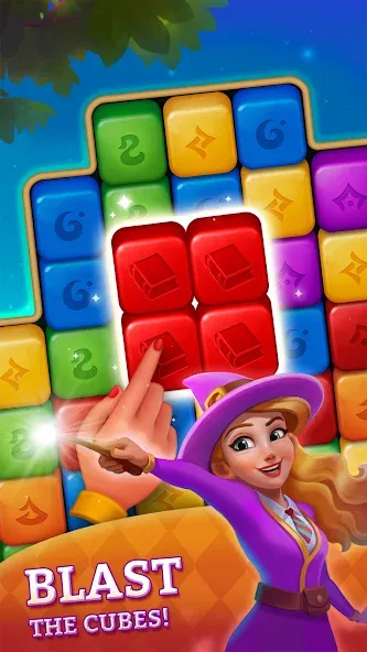 Взломанная Magic Blast: Mystery Puzzle (Маджик Бласт)  [МОД Меню] — последняя версия apk на Андроид screen 2