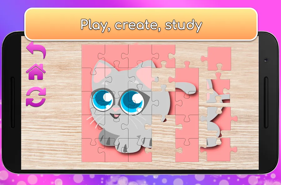 Скачать взлом Kids Games for Girls. Puzzles  [МОД Много денег] — последняя версия apk на Андроид screen 3