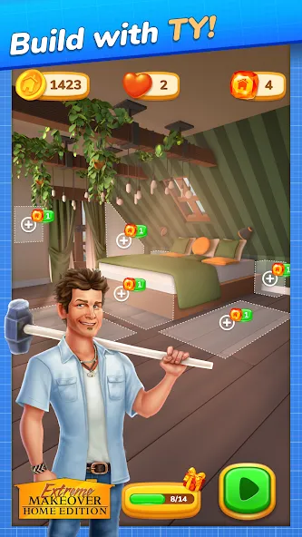 Взлом Extreme Makeover: Home Edition (Экстриммакеовер)  [МОД Mega Pack] — последняя версия apk на Андроид screen 5