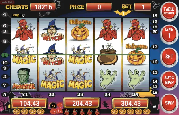 Взломанная Slot Machine Halloween Lite (Слот машина Хэллоуин Лайт)  [МОД Много монет] — полная версия apk на Андроид screen 2