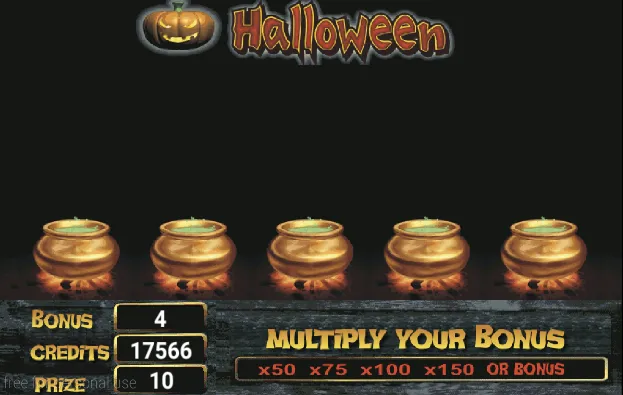 Взломанная Slot Machine Halloween Lite (Слот машина Хэллоуин Лайт)  [МОД Много монет] — полная версия apk на Андроид screen 3