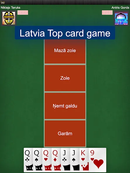 Скачать взлом Latvian card game: RaccoonZole  [МОД Unlocked] — последняя версия apk на Андроид screen 5