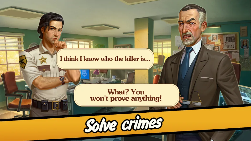 Скачать взломанную Solitaire Crime Stories  [МОД Menu] — полная версия apk на Андроид screen 4