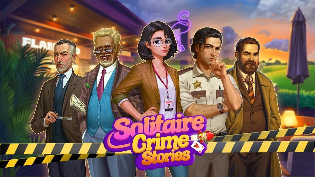 Скачать взломанную Solitaire Crime Stories  [МОД Menu] — полная версия apk на Андроид screen 5