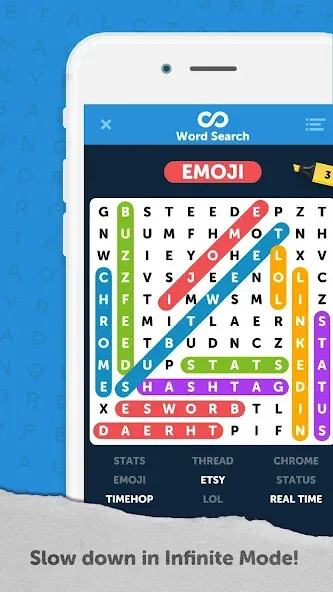 Взлом Infinite Word Search Puzzles (Инфинити ворд срч пазлы)  [МОД Unlimited Money] — последняя версия apk на Андроид screen 4