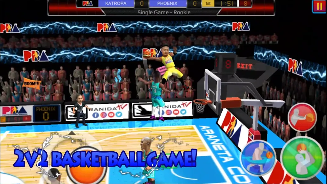 Взлом Basketball Slam! (Баскетбол Слэм)  [МОД Много монет] — полная версия apk на Андроид screen 1