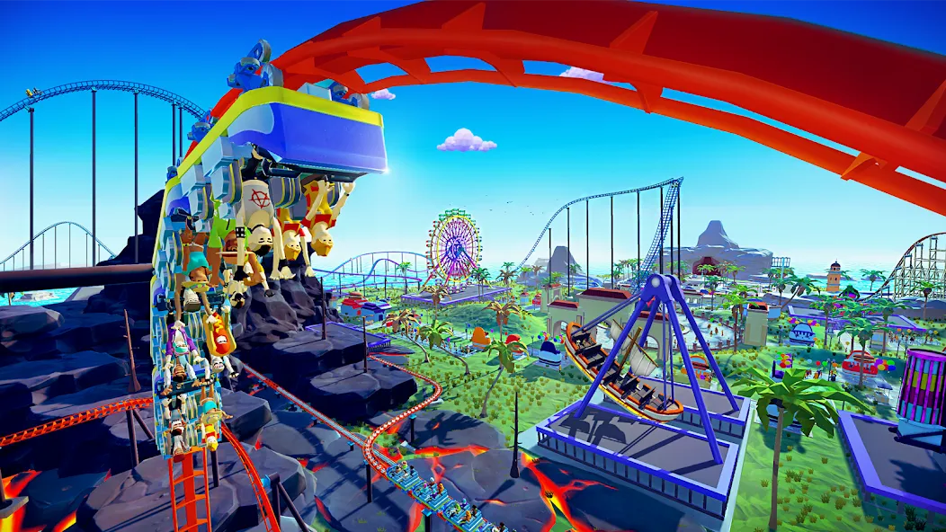 Взломанная Real Coaster: Idle Game (Реал Коастер)  [МОД Много монет] — стабильная версия apk на Андроид screen 1