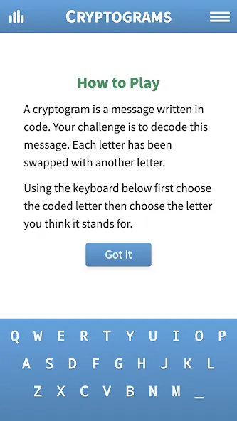 Скачать взлом Cryptograms · Decrypt Quotes  [МОД Все открыто] — стабильная версия apk на Андроид screen 5