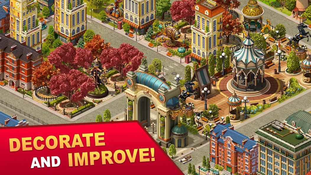 Скачать взлом Steam City: Town building game (Стим Сити)  [МОД Много монет] — стабильная версия apk на Андроид screen 4