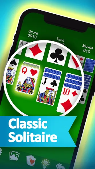 Взломанная Solitaire  [МОД Menu] — стабильная версия apk на Андроид screen 2