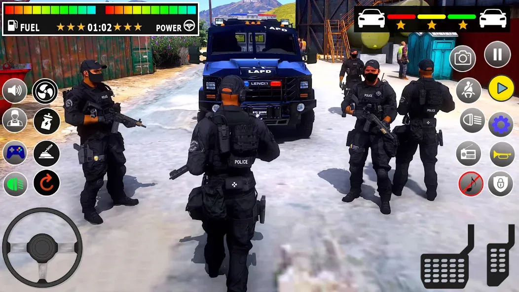 Скачать взломанную Police Games Simulator: PGS 3d  [МОД Menu] — последняя версия apk на Андроид screen 1