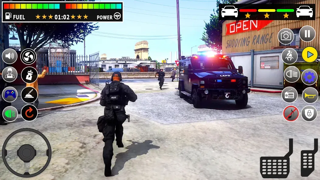 Скачать взломанную Police Games Simulator: PGS 3d  [МОД Menu] — последняя версия apk на Андроид screen 3