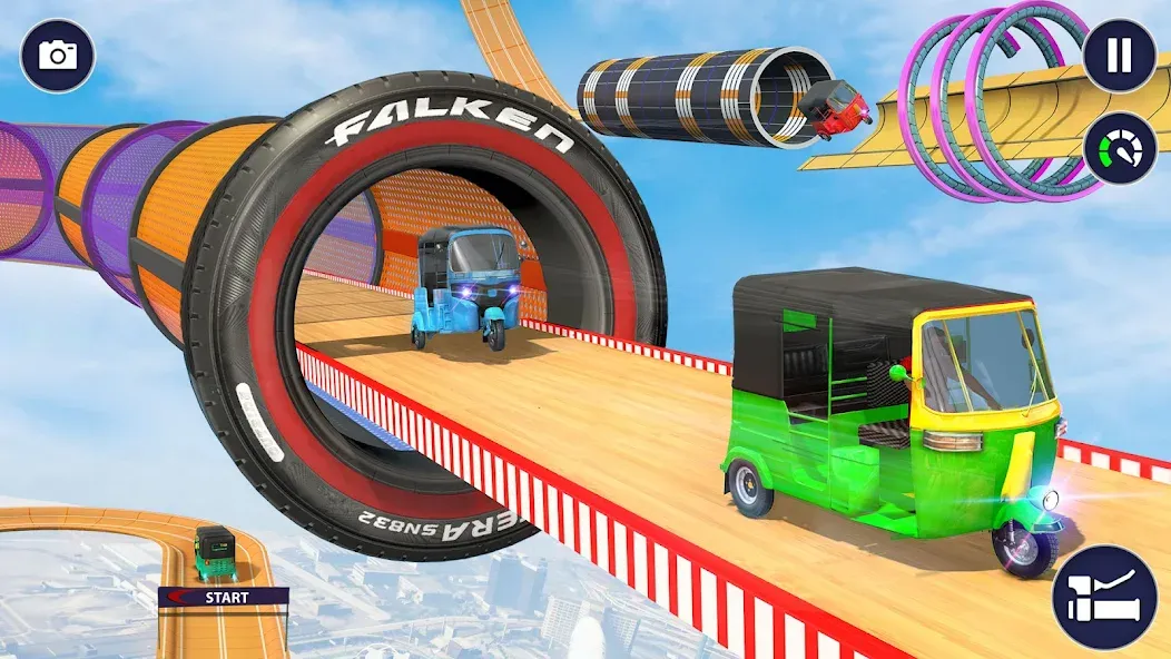 Взлом Tuk Tuk Auto Rickshaw Games 3D (Тук Тук Автомобильные рикши игры 3D)  [МОД Много монет] — последняя версия apk на Андроид screen 5