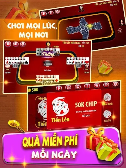 Скачать взлом Tiến Lên Miền Nam — Tien Len  [МОД Menu] — полная версия apk на Андроид screen 3