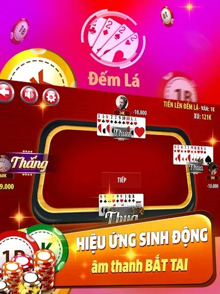 Взлом Tiến Lên Đếm Lá — Tien Len  [МОД Все открыто] — последняя версия apk на Андроид screen 4